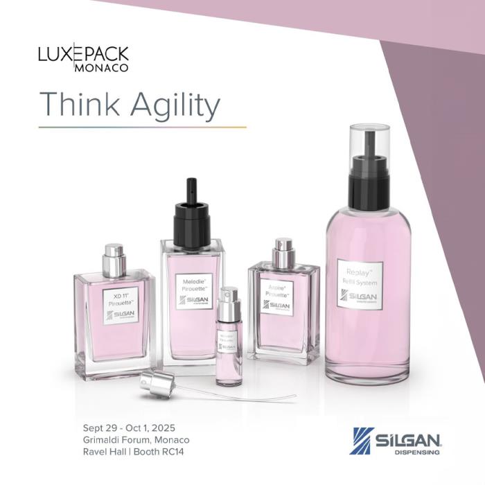 Think Agility. Think Silgan. Experience it at LuxePack Monaco.