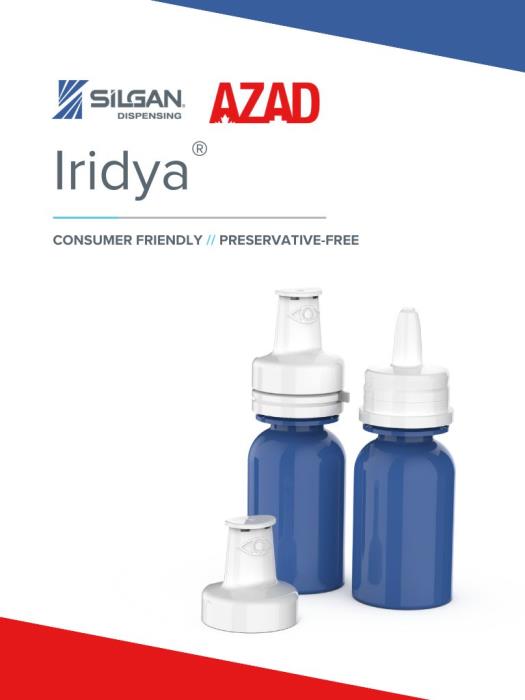 AZAD Pharma Advances its Brinzolamide Brimonidine PF Eye Drops Suspension with Silgan Dispensing’s Iridya® for Preservative-Free Eye Drops