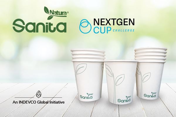 INDEVCO's Sanita Natura recyclable cup shortlisted in NextGen Cup Challenge